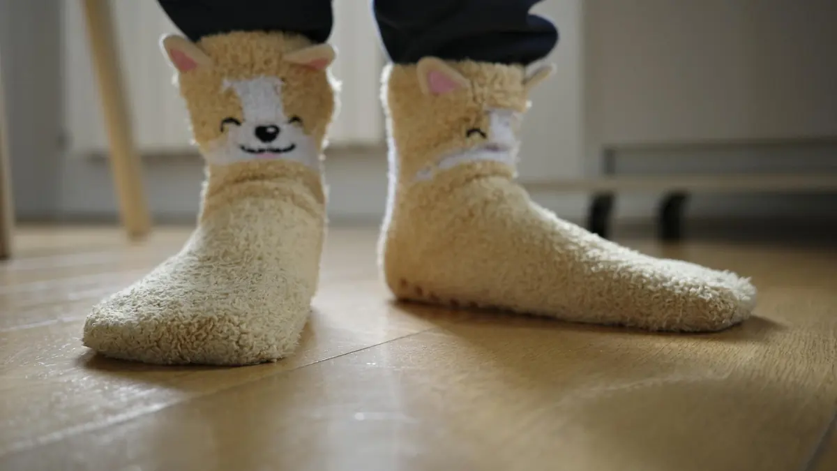 Pieds au chaud sur un sol confortable en hiver