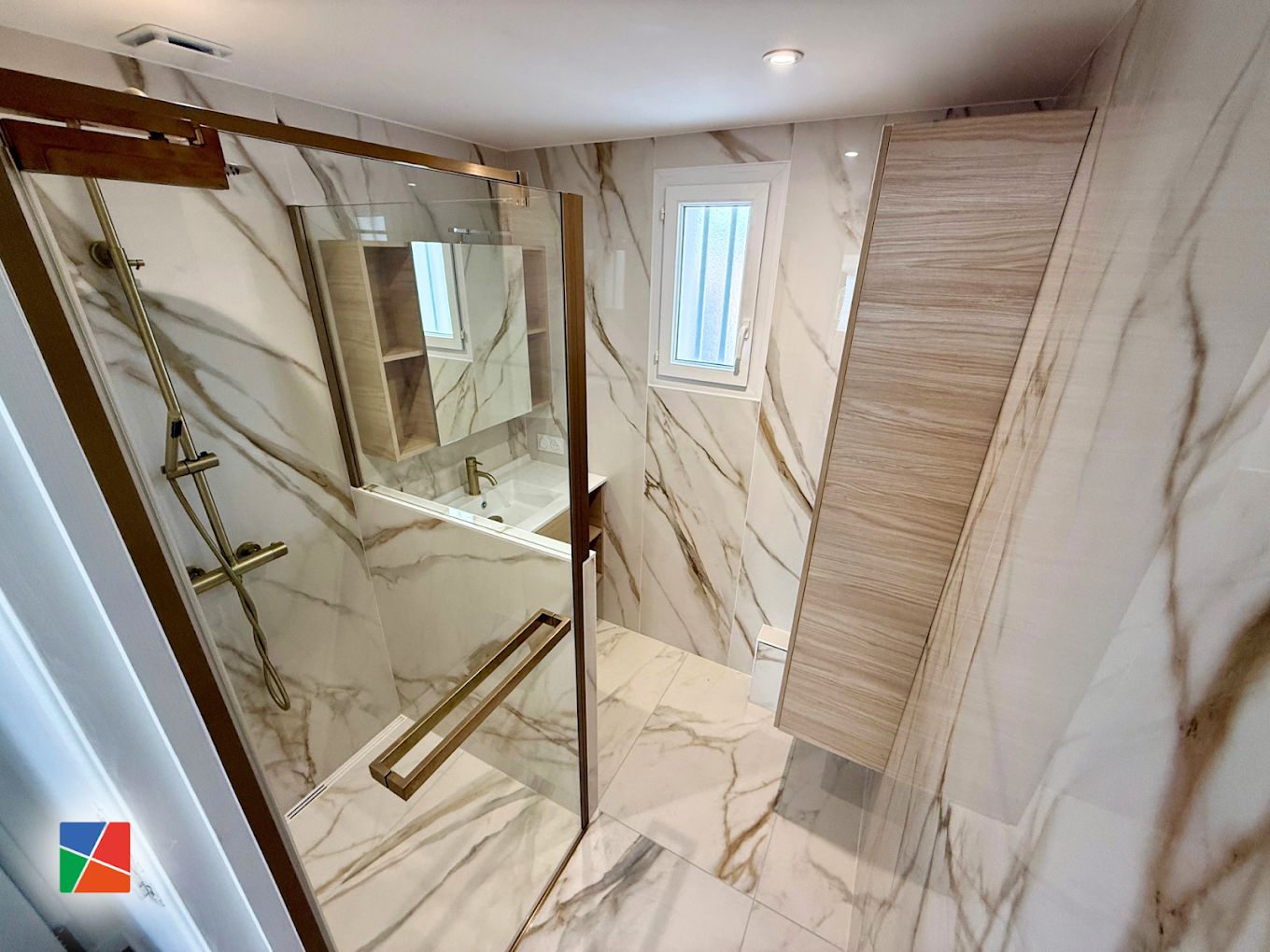 Salle de bain réalisée par C2PI en Deux-Sèvres