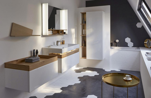 Salle de bain contemporaine réalisée par C2PI