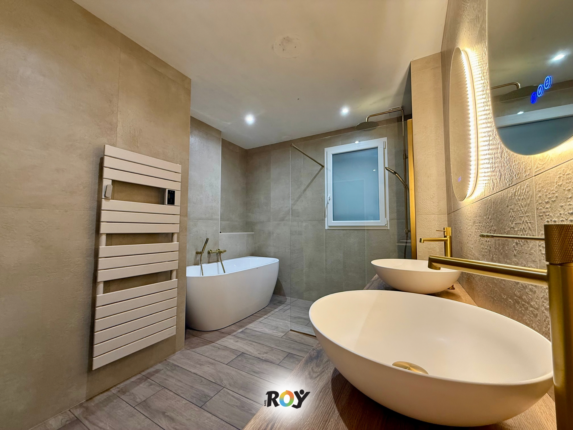 Salle de bain réalisée à Viennay (79) par C2PI